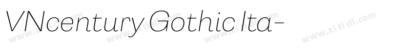 VNcentury Gothic Ita字体转换 VNcentury Gothic Ita字体转换